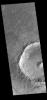 This image captured by NASA's 2001 Mars Odyssey spacecraft shows an example of a central peak crater. This unnamed crater is located on the floor of Newton Crater in Terra Sirenum.