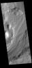 This image captured by NASA's 2001 Mars Odyssey spacecraft shows a section of Reull Vallis, a major channel that empties into Hellas Planitia.