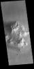 Numerous gullies are visible on the central peak in Martz Crater, as shown in this image captured by NASA's 2001 Mars Odyssey spacecraft.