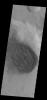 This image captured by NASA's 2001 Mars Odyssey spacecraft shows a large sand sheet with surface dune forms on the floor of an unnamed crater in Noachis Terra.