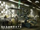 This artist's concept shows Surrogate, a robot that could one day assist in disasters or hazardous situations such as a dangerous chemical laboratory.