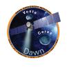 NASA's Dawn mission patch, part of the Dawn Mission Art series.