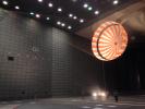 This parachute testing for NASA's InSight mission to Mars was conducted inside the world's largest wind tunnel, at NASA Ames Research Center, Moffett Field, California, in February 2015.