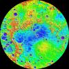 Measurements from NASA's MESSENGER's MLA instrument during the spacecraft's greater than four-year orbital mission have mapped the topography of Mercury's northern hemisphere in great detail.