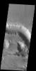 This image captured by NASA's 2001 Mars Odyssey spacecraft shows a portion of Her Desher Vallis, located in Noachis Terra.