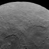 A variety of craters and other geological features can be found on dwarf planet Ceres. NASA's Dawn spacecraft took this image of Ceres from an altitude of 2,700 miles (4,400 kilometers) on June 5, 2015.