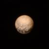 This color version of NASA's New Horizons Long Range Reconnaissance Imager (LORRI) picture of Pluto taken July 3, 2015, was created by adding color data from the Ralph instrument gathered earlier in the mission.
