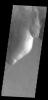 This image captured by NASA's 2001 Mars Odyssey spacecraft shows part of Candor Chasma.