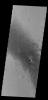 This image captured by NASA's 2001 Mars Odyssey spacecraft shows part of the floor of Gusev Crater, home of the MER Spirit Rover.