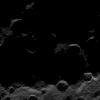 This image, taken by NASA's Dawn spacecraft, shows the surface of dwarf planet Ceres from an altitude of 915 miles (1,470 kilometers). The image, with a resolution of 450 feet (140 meters) per pixel, was taken on August 25, 2015.