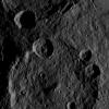 This image, taken by NASA's Dawn spacecraft, shows the surface of dwarf planet Ceres from an altitude of 915 miles (1,470 kilometers). The image was taken on August 24, 2015, and has a resolution of 450 feet (140 meters) per pixel.