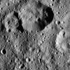 NASA's Dawn spacecraft captured this portion of the southern hemisphere of Ceres on Dec. 20, 2015. The image is centered at approximately 46 degrees south latitude, 101 degrees east longitude.