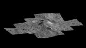 This side-perspective view of Ceres' mysterious mountain Ahuna Mons was made with images from NASA's Dawn spacecraft. Dawn took these images in December 2015.
