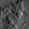 This image, taken by NASA's Dawn spacecraft, shows a knobby surface on Ceres. The region is adjacent to the giant impact crater Urvara.