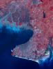 This image from NASA's Terra spacecraft shows Beihai, a city in the south of Guangxi, People's republic of China.