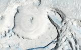 NASA's Mars Reconnaissance Orbiter spacecraft captured these rounded, mysterious mounds occur along the floor of a depression in northern Arabia Terra.