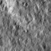 This view from NASA's Dawn spacecraft shows a scene from the northern hemisphere of Ceres, north of Occator Crater, which is home of the brightest area on the dwarf planet.