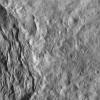 This image from NASA's Dawn spacecraft shows the rim of Occator crater, just east of the area containing the brightest spots on Ceres. The crater rim has collapsed, leaving structures geologists refer to as terraces.