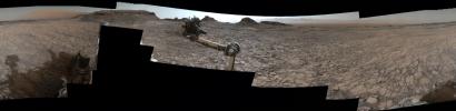 This 360-degree panorama was acquired by the Mast Camera (Mastcam) on NASA's Curiosity Mars rover as the rover neared features called 'Murray Buttes' on lower Mount Sharp.