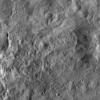 NASA's Dawn spacecraft imaged this terrain, adjacent to Occator Crater on Ceres, which is immediately to the left of this view. This relatively smooth, lightly cratered area is part of the ejecta blanket of Occator.