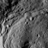 This view of Ceres from NASA's Dawn spacecraft shows the rim of Sintana Crater (36 miles, 58 kilometers wide) was taken on May 27, 2016.