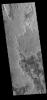 This image captured by NASA's 2001 Mars Odyssey spacecraft shows some of the extensive lava flows that comprise Solis Planum.