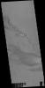 This image captured by NASA's 2001 Mars Odyssey spacecraft shows part of Daedalia Planum as well as several windstreaks.