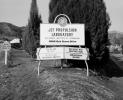 This archival picture shows what greeted visitors to the Jet Propulsion Laboratory in December 1957, before NASA was created and the lab became one of its centers.