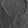 Dantu Crater on Ceres, at top center, is featured in this image from NASA's Dawn spacecraft taken on Oct. 21, 2016. A small crater located around the 5 o'clock position within Dantu is called Centeotl.