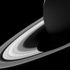 The projection of Saturn's shadow on the rings grows shorter as Saturn's season advances toward northern summer, thanks to the planet's permanent tilt as it orbits the sun, as seen by NASA's Cassini spacecraft.