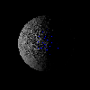 This frame from an animation from NASA's Dawn spacecraft shows how the illumination of Ceres' northern hemisphere varies with the dwarf planet's axial tilt, or obliquity.