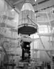 NASA's Voyager 2 spacecraft, which was the first of the two Voyagers to launch, is seen at the Spacecraft Assembly and Encapsulation Facility-1 at NASA's Kennedy Space Center in Cape Canaveral, Florida, in August 1977.