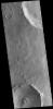 This image captured by NASA's 2001 Mars Odyssey spacecraft shows unnamed craters in Terra Sirenum.
