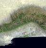 This image from NASA's Terra spacecraft shows Salalah, the second largest city in the Sultanate of Oman, located in the far southern tip of the country.