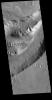 This image captured by NASA's 2001 Mars Odyssey spacecraft shows a section of Shalbatana Vallis. Shalbatana Vallis is located in Xanthe Terra.