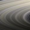 Saturn's rings display their subtle colors in this view captured on Aug. 22, 2009, by NASA's Cassini spacecraft. The ice particles that make up the rings range in size from smaller than a grain of sand to as large as mountains.