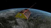 Illustration of the twin spacecraft of the NASA/German Research Centre for Geosciences (GFZ) GGRACE-FO mission. GRACE-FO will continue tracking the evolution of Earth's water cycle by monitoring changes in the distribution of mass on Earth.
