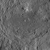 This image of Urvara Crater was obtained by NASA's Dawn spacecraft on May 20, 2018 from an altitude of about 920 miles (1480 kilometers).