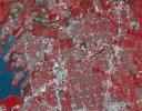 Frisco, Texas, a city along the Shawnee Trail in the Dallas-Fort Worth metroplex has become a bedroom community for workers in Dallas-Fort Worth. NASA's Terra spacecraft acquired this image on April 15, 2018.