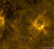 NASA's Solar Dynamics Observatory observed an active region on June 19th, quickly growing in size over two days June 20-22, 2018. Active regions are areas of enhanced magnetic activity on the Sun's surface, generating the huge loops and dynamic surges.