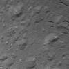 This image of domes and fractures in Occator Crater on Ceres was obtained by NASA's Dawn spacecraft on July 3, 2018 from an altitude of about 28 miles (44 kilometers).