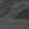 This image of a scarp in Occator Crater on Ceres was obtained by NASA's Dawn spacecraft on July 3, 2018 from an altitude of about 26 miles (42 kilometers).