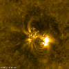NASA's Solar Dynamics Observatory zoomed in to watch close-up the dynamics of this single active region on the sun over a two-day period on July 14-16, 2018. These regions are often the sources of large eruptions that cause solar storms.