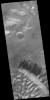 This image from NASA's Mars Odyssey shows a large complex dune form located on the floor of Russell Crater. Russell Crater is in Noachis Terra.