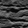 This image of deep fractures in Occator Crater on Ceres was obtained by NASA's Dawn spacecraft on July 31, 2018 from an altitude of about 31 miles (50 kilometers).
