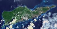 NASA's Terra spacecraft shows Saint Croix, a district of the U.S. Virgin Islands, in the Caribbean Sea.