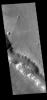 This image from NASA's Mars Odyssey shows a section of Her Desher Vallis. This channel is located in Noachis Terra.