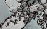 This image acquired on January 19, 2019 by NASA's Mars Reconnaissance Orbiter, shows the rapid changes in the south polar residual cap of carbon dioxide ice.