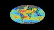 This animation shows a time lapse of sea surface salinity and soil moisture from NASA's Soil Moisture Active Passive (SMAP) satellite from April 2015 through February 2019.