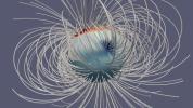 This animation illustrates Jupiter's magnetic field at a single moment in time from data acquired by NASA's Juno spacecraft.